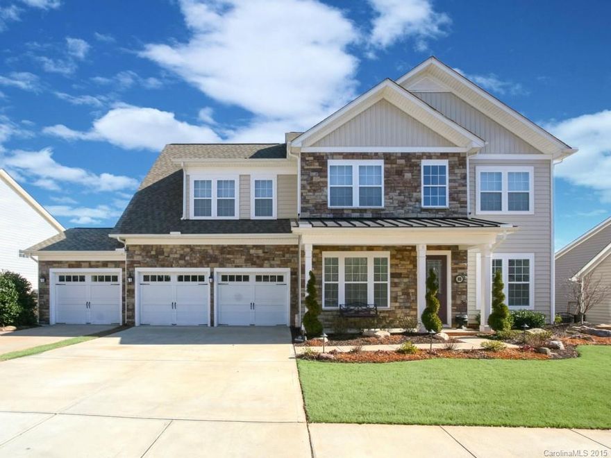 Gorgeous Stone Front Home w/3 Car Gar in Top Rated Fort Mill School District.Fantastic Outdoor Living w/Oversized Stone Paver Patio,Stone Firepit w/Tennessee Cap Stone Seating Wall,Blt-in Stone BBQ Grill w/ Double Burners.Fenced & Private Prof'l Landscaped Yard. Pristine Condition w/Gleaming HW Floors,High Ceilings, French Doors into 1st Flr Study.Chef's Delight Kitchen w/Granite,Gas Cooktop,Double Ovens,Pull Out Drawers. 1st Flr Guest BR.Huge MBR,Glamour Bath,Closet Organizers.