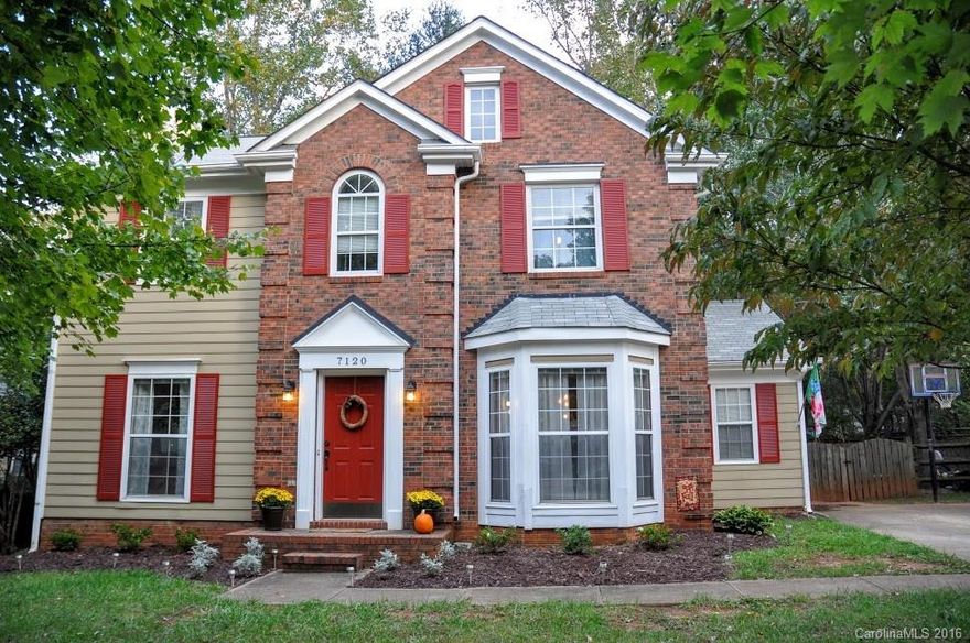 Wow, what a gorgeous lot and updated house in popular Bradfield Farms. This home features a large fenced yard with playground, crow's nest and zipline, 10x10 outbuilding and additional storage off of the back of the house.  Open floor plan with large eat in kitchen, huge pantry, formal dining, great room with fireplace and no carpet downstairs.  Pretty master suite & two additional bedrooms up. Neighborhood has two pools, two tennis courts and playgrounds. All new SS kitchen appliances remain.