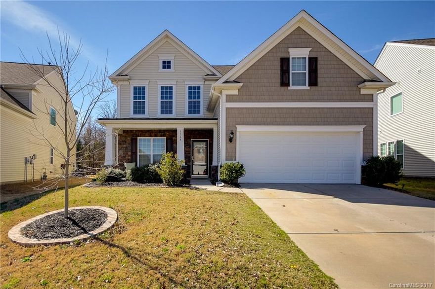 Fantastic floorplan in sought after Belair! Open floor plan w/guest Bdrm & full Bath on main, kitchen w/SS appliances, granite, opening to bar & breakfast and great room w/gas logs! Gracious owners suite,massive MBA w/ huge walk-in closet. Upper level large loft/bonus w/closet. Closets galore! Walk out under the beautiful cedar post/tin roof gazebo to the large fenced flat backyard and rear wooded buffer. Low Lancaster Co. taxes, community-pool, playground, easy access to schools and shopping.