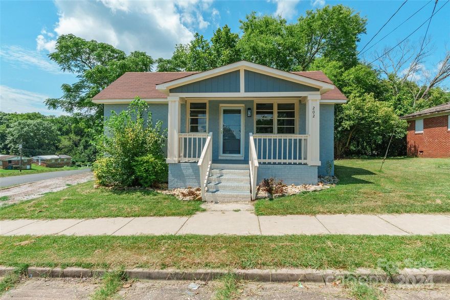 Welcome to this adorable 3 bedroom, 1 bath home, perfect for a starter or investment property! Featuring a charming covered front porch entry, you'll step into a welcoming living room with a trendy accent wall. The newly updated interior boasts modern finishes and laminate wood floors that extend throughout, offering both style and durability. The open and spacious kitchen, along with the updated bathroom, reflects thoughtful attention to detail. Move-in ready and waiting for your personal touch, don’t miss out on this opportunity to make it yours!