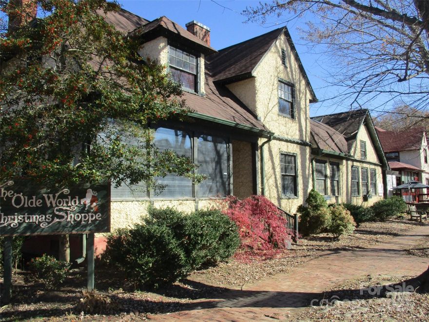 Exceptional opportunity to own a building in historic Biltmore Village. Corner of Boston Way and Swan St. This former Christmas shop for years is located in the heart of Biltmore Village. Building has been remediated by a professional company. Top floor unharmed, bottom floor ready for fresh buildout. Over 3,200 sqft of space.