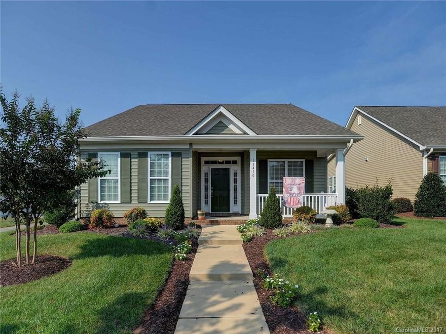 Immaculate Open floor plan model.  Upgrades throughout from the granite, 42 inch cabinets, & stainless steel apps. in the kitchen, to the wood flooring in traffic area, to upgraded window shutters/blinds to the gorgeous outdoor space with custom pergola this home has it all.  BG community offers maintenance free yards, Jr Olympic pool, pickleball and tennis, garden plots 12000 sq ft clubhouse with craft, game, library, gym and ballroom a 2 f/t activity directors!