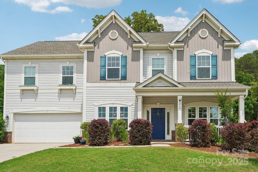 Located in the desirable, gated community Prestwick, exquisite 5-bedroom, 4-bathroom home on a private, landscaped lot. The gourmet chef's kitchen features 42-inch cabinets, expansive island, quartz countertops, stainless steel appliances, gas range, double ovens, and designer lighting. It flows seamlessly into the breakfast room and a screened-in porch.Upstairs, you'll find 4/5 spacious bedrooms, 3 baths, and a bonus/bedroom. The luxurious primary suite includes expansive closets and a spa-like bathroom w/ a soaking tub, walk-in shower, and dual vanities.This home is perfect for both indoor and outdoor living. Step outside to a private, wooded backyard ideal for relaxation or entertaining. Additional upgrades include drop zone, crown and chair rail molding, dedicated office, ample storage, irrigation system, and butler’s pantry. Conveniently located just steps from the Little Sugar Creek Greenway’s scenic trails, this home offers luxury living in a prime location.