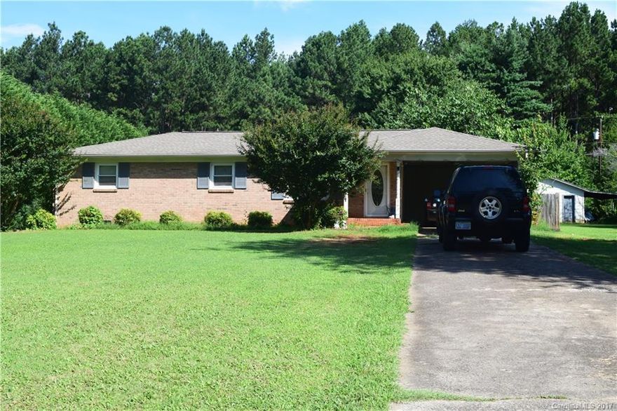 Everything you have been looking for, cute ranch style home with in-ground pool!  Perfect for this hot summer heat! Great lot and best of all no HOA.  Plenty of outdoor storage with an extra detached garage in the back.  Sale includes all lawn equipment on site (both riding and push lawn mowers along with weed eaters, etc.).  Also including refrigerator, washer and dryer.  Come check out this great home today!