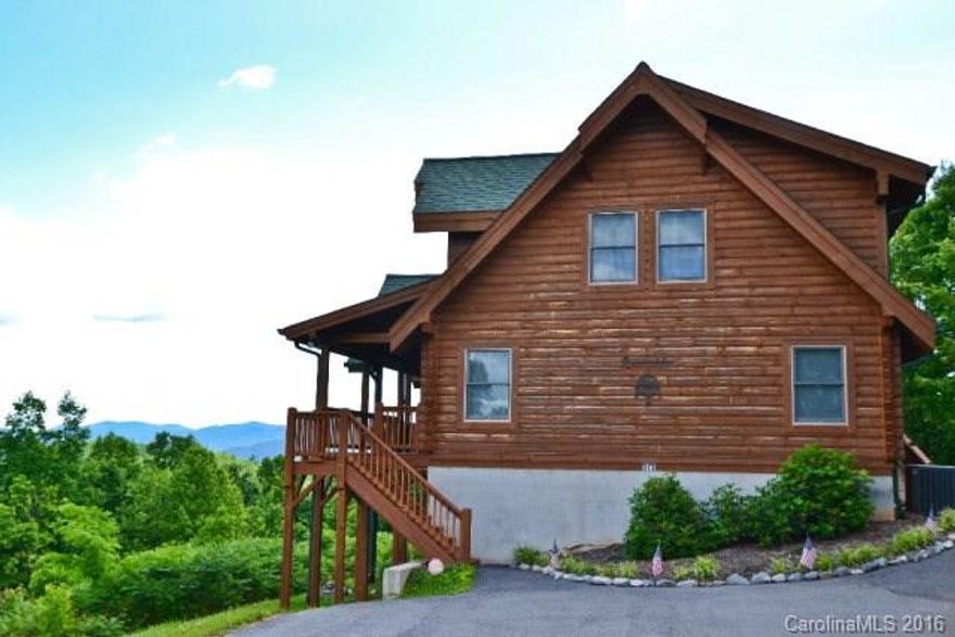 LOOKING for SPECTACULAR VIEWS in a SPECTACULAR Subdivision? Then LOOK NO FURTHER! This 2009 log home is situated perfectly in Grandview Peaks to take in the phenomenal 180 degree mountain views! There are views of Grandview Peaks Lake Area, Grandfather Mountain, South Mountain, and Table Rock. Even views of the peak of Mount Mitchell when sky is very clear. Interior of the home is a cabin layout with open floor plan. Walnut flooring throughout home, hickory cabinets, granite countertops.
