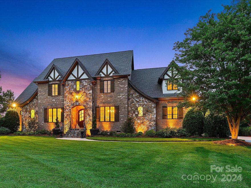 Beautiful five bedroom Home on .96 acres in Gated community.  Impressive entryway with Dining room and office opens to a two story Great room and kitchen.  Great room features a stunning two story stone fireplace and windows galore for natural lighting.  Kitchen with large island, butlers pantry and breakfast area is a perfect spot for entertaining.  Relax in your main floor Primary suite with vaulted ceilings and windows overlooking the backyard.  Large walk in closet is a nod to ample storage space throughout the home.  Upstairs you’ll find four bedrooms, two with a jack n Jill bath.  One secondary bedroom with soaring ceiling and access to the hall bath.  A large bonus room rounds out the home.  Plenty of space for entertaining.  Outside you will find an immaculately maintained yard with irrigation.  Enjoy your evenings on the back patio overlooking large, private, back yard.  Stone fireplace is the perfect spot for the cooler evenings.