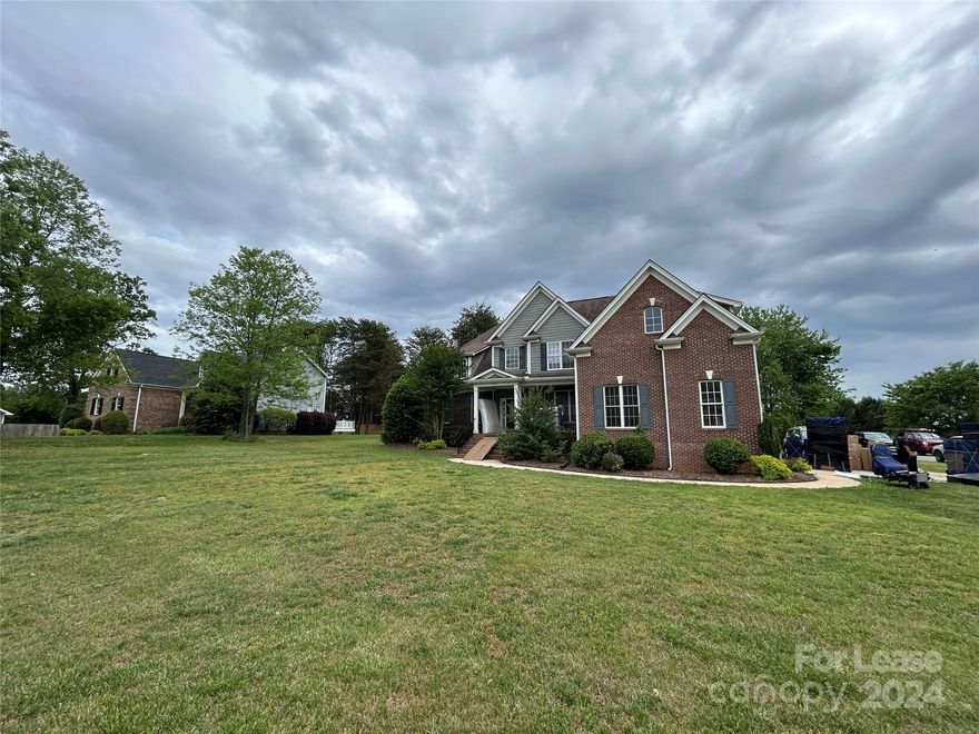 Available May 6th.  Amazing quality construction & features abound in this remarkable custom home on large Corner Lot!  The kitchen has granite counters, tile backsplash, Italian cabinetry & stainless Whirlpool-Gold
appliances. The great room features a gas fireplace & vaulted ceiling. Master suite has his & hers closets
& vaulted bath ceiling. The quality features continue outside with Andersen windows, brick & smart lap
siding & irrigation system.  NO PETS.