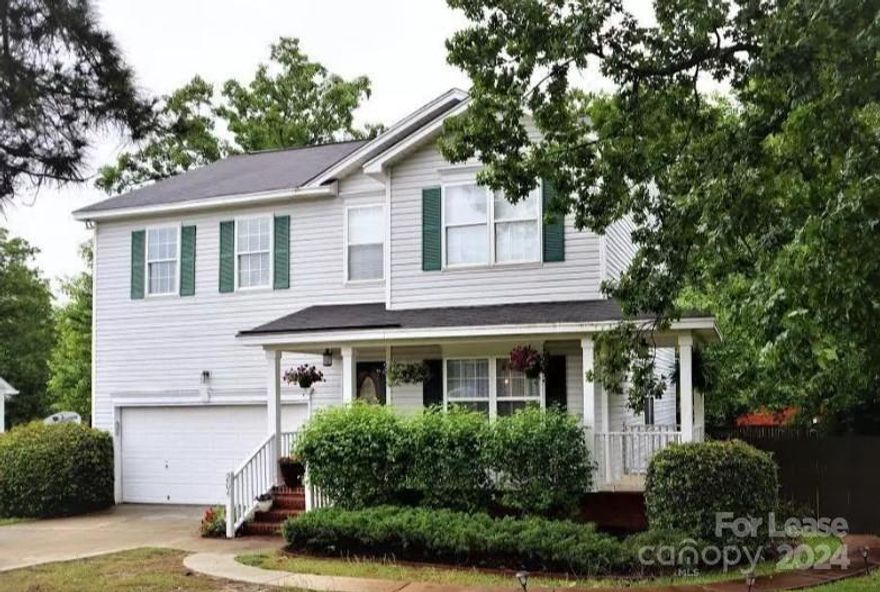 This gorgeous home has been thoughtfully updated and meticulously maintained! The kitchen features elegant granite countertops, a stylish tile backsplash, and hardwood floors, seamlessly flowing into the eat-in area and family room. Downstairs Gas log fireplace, with hardwood floors extending throughout the downstairs.. The extra-large master bedroom offers ample space for a sitting area and includes a huge walk-in closet. The updated master bath boasts a separate shower and tub for relaxation. The upstairs loft has been converted into a fourth bedroom with its own walk-in closet. Step outside onto the large deck, perfect for entertaining, and take in the views of the spacious, private backyard adorned with beautiful landscaping. The neighborhood is a true highlight, featuring a large pool, multiple tennis courts, a playground, and a clubhouse for community gatherings. This home blends comfort, style, and a vibrant community lifestyle perfectly!