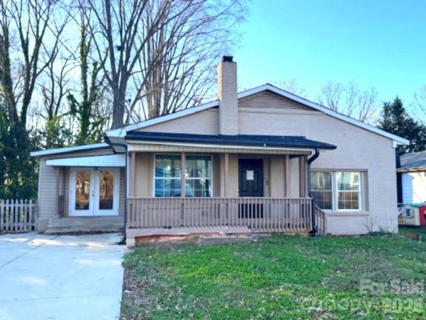 Investor special in Gastonia. Cute 3 BR, 2 BA house on a quiet street. Most of the cosmetic work has been done however the property needs foundation work. Roof 2020, HVAC 2020. Recommended for all potential buyers to walk the property with their contractors and/or foundation specialists so they can complete their own assessment/due diligence