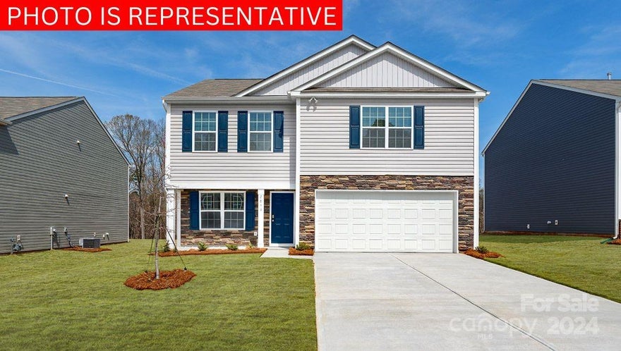 Spacious NEW CONSTRUCTION Penwell plan. Enter from the covered front porch into a private study and spacious Great Room. This home is a wonderful open floorplan where you can cook in the kitchen with its shaker cabinets, granite countertops, and tile backsplash all the while entertaining your guests in the adjoining OVERSIZED great room, complete with a gas fireplace. The primary suite on the second level offers a large walk-in shower and Tub, a private toilet, double vanities, and a LARGE walk-in closet. There are two additional bedrooms, loft, 1 full bathroom, and a walk-in laundry room to complete the second level. Minutes from Lake Norman State Park and quaint downtown Troutman, you will never be too far from home with our industry-leading suite of Smart Home Is Connected® products, keeping you connected with the people and place you value most.