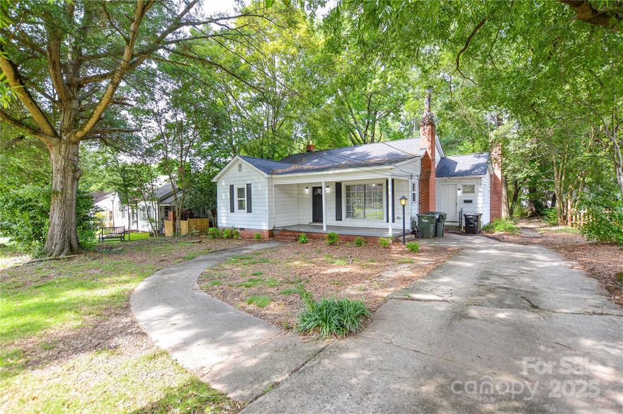 Welcome to this charming yet spacious 3 bedroom, 1 bathroom home nestled on an established lot with mature surroundings. Adorable covered front porch ready for your decor & a backyard full of potential. Inside, you'll find generously sized bedrooms, a neutral color palette, and a layout that offers both comfort and flexibility. Spacious kitchen and dining areas ideal for everyday convenience & entertaining. The upstairs bonus room is not included in the heated square footage due to ceiling height being under 7 ft, but provides 424 sq ft of additional space for storage or creative use. One of the bedrooms features two closets, one of which may have potential to convert into a second bathroom with the right vision. Don’t miss the opportunity to make this lovely house your home!