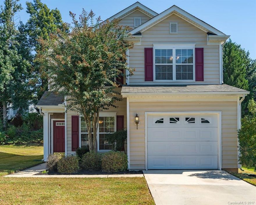 Location, location, location! Small community with easy access to the highway, lake, shopping, & restaurants. Make this charming 3 bdrm house in the Waterstone subdivision your home! Well taken care of home features an open eat-in kitchen, 2 pantries, ss appls, formal DR/office, and GRT rm w/fireplace. All bdrms upstairs along w/laundry. After a long day, take a short walk to the neighborhood pool/playgrd or stay home and have a bbq in your own level backyard. Quiet street ends in a cul-de-sac.