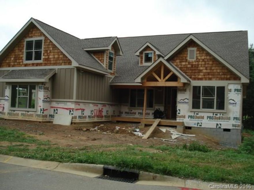 Under construction custom Arts & Crafts in Fletcher. Proposed to be finished end of September. 3 bedroom, office, 3.5 bath, lots of storage in the unfinished basement/crawl space, large bonus room with full bath above 3 car garage, rear covered deck with fireplace, irrigation system. You have time to choose kitchen color and granite color. Your buyer will love it!