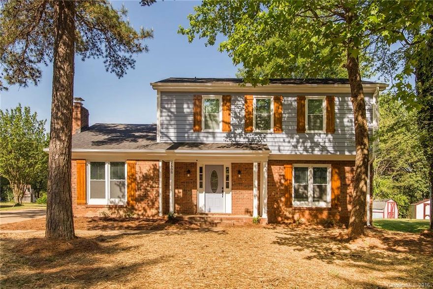 COMPLETELY RENOVATED, spacious 4 bed, 2.5 bath 2 story colonial close to shopping/85, 485! Formal dining room & family room! New paint, hardwood floors, carpet, fixtures, ceramic tile in all bathrooms/kitchen, back splash, granite counter tops, energy efficient windows, hot water heater, energy efficient appliances - dishwasher, stove, microwave, refrigerator! Upgraded electrical - Over 2100 sqft! Nothing to do but move in! Let's make this your new home!