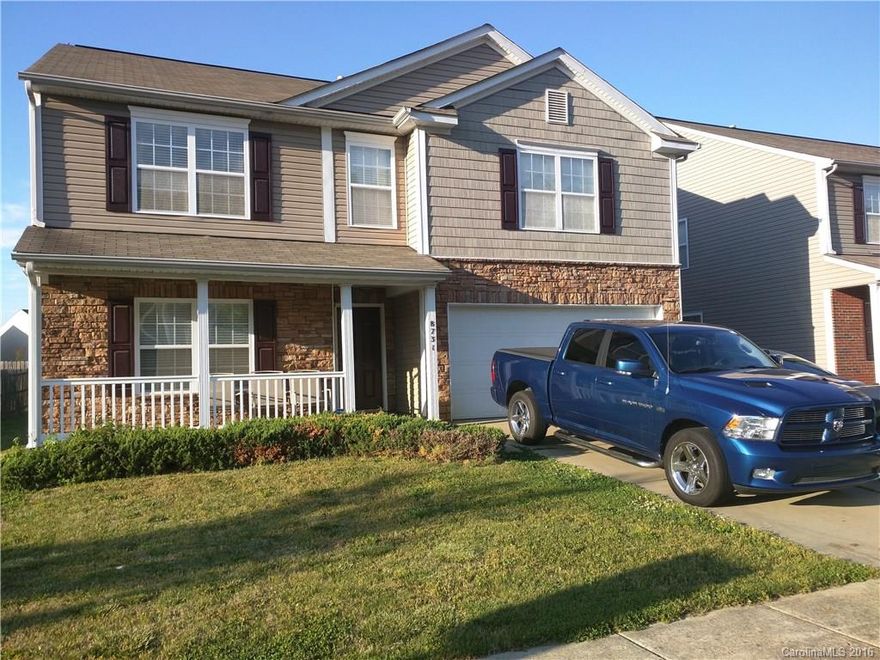 Come see this commodious two story 3BR 2.5 BH with easy access to I-77 & I-485. Close proximity to Northlake Mall, local shopping & dining. Neighborhood includes a clubhouse, playground & pool. One of the larger floor plans in Mcintyre! +Home features an open floor plan with generous room sizes. The large master bedroom includes a spacious walk in closet. Master bathroom includes a garden tub, shower stall and his & her sinks. The sizable loft on the 2nd story can accommodate plenty of options.