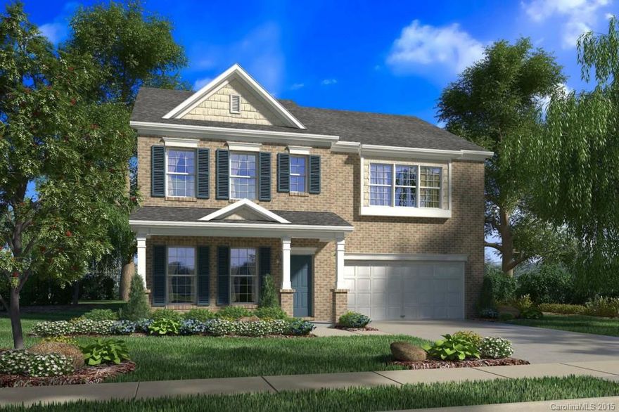 One of the finial opportunities to buy new construction in popular Norwood Ridge!  The Evelyn, 2-story floorplan offers a lot of square footage and a terrific layout!  Private study and formal dining on the main level.  Large Greatroom with fireplace opens to breakfast area and a kitchen with island.  Walk-in pantry, stainless steel appliances and granite countertops! Refrigerator included!   Upstairs are 4 bedrooms including the master suite.  Bonus/loft adds to your living options. Ready 2015!