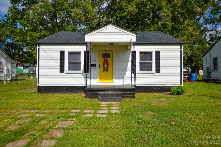 Beautifully renovated one level home on a quiet street. This home features original hardwood floors, central heat and air, new roof, and spacious eat in kitchen. The back yard is fenced and includes 2 sheds