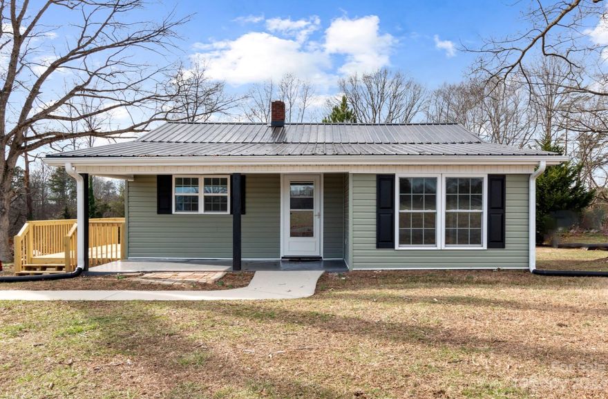 Welcome to this completely renovated home sitting on almost an acre. On the updated interior this home features 2 spacious bedrooms, 1 bathroom, large open concept living area, main laundry area, stainless steel appliances, new flooring, paint, fixtures and more. Unfinished basement great for storage or workshop. The exterior features amazing views of the beautiful farm land, large shed, new deck, level yard, new heat pump, new windows and all the seclusion Yadkin County has to offer. Conveniently located near shopping, dining, a short distance from Kerr Scott lake (1475 acre lake), short trip from the Blue Ridge Parkway and centrally located to almost 50 wineries makes the Yadkin Valley area this home sits in ideal.