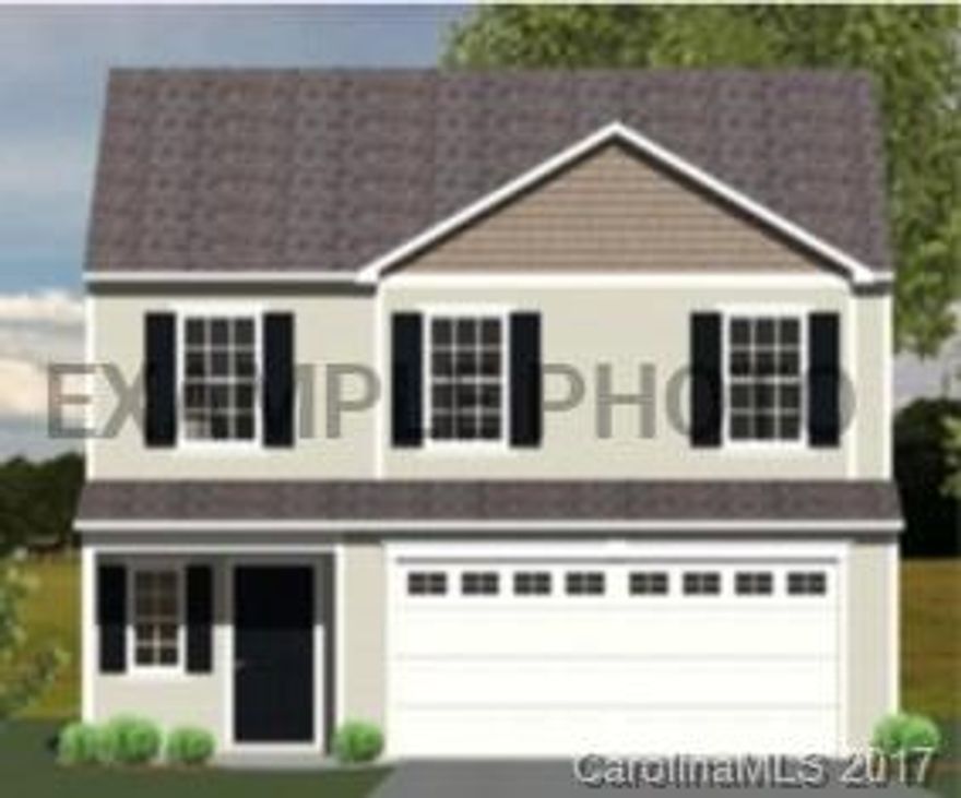 Diamond Series 1607-B NEW with a two-car garage! The main floor has a nice open floor plan connecting the living room, dining room and kitchen.  The second floor includes the master suite with a private bath and walk in closet, as well as the laundry room, 2 additional bedrooms and a loft! Completion date is September 2017. $95 holds the home with approved lender and attorney!