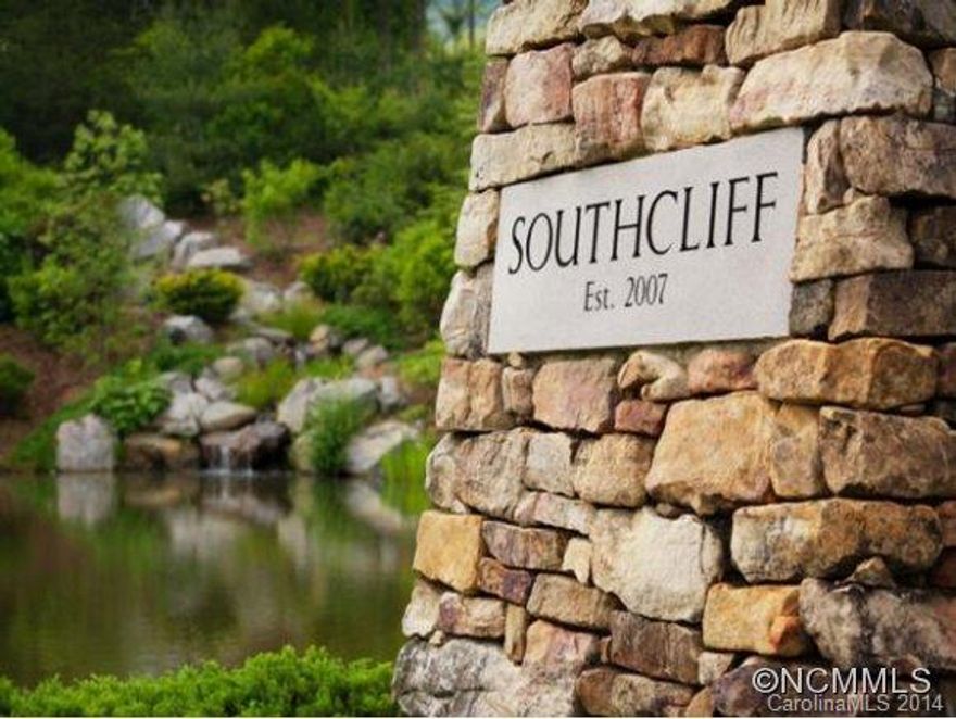 Great corner lot with nice views.  Southcliff is a private 400 acre community with 175 acres of protected green space.  Just 7.5 miles from downtown Asheville, we offer a park-like setting, picnic parks, children's tree house pavilion and over 6 miles of lush hiking trails.  Taxes TBD.