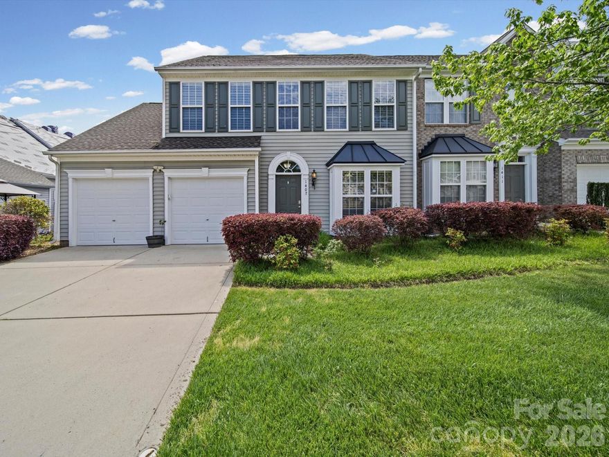 Welcome to 1407 Skidaway St NW, a thoughtfully updated townhome in the desirable Moss Creek community. This home offers low-maintenance, family-friendly living with a primary suite on the first floor, two bedrooms upstairs, and a striking two-story family room that fills the home with natural light. The kitchen features a gas stove and opens to casual dining and living spaces for effortless entertaining. The first-floor primary provides single-level convenience while the upstairs bedrooms offer privacy for family or guests. Step outside to a private patio and low-maintenance yard. Moss Creek amenities include a community pool, clubhouse, walking trails, and playgrounds, all within easy reach of shopping, dining, and I-85 for commuting. The property is served by Cabarrus County Schools with assigned schools W.R. Odell Elementary, Harris Road Middle, and Cox Mill High. Proximity to I-85 makes commuting to Charlotte and surrounding areas convenient. Prospective buyers should verify the latest school attendance zones with the district.
