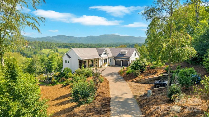This is the “wow” property you’ve been waiting for in the stunning Cane Creek Valley, complete with jaw dropping sunset views over the Blue Ridge Mountains. This is where farm life intersects with modern luxury in this quaint equine community. This custom home by award winning builder Sulaski & Co was featured in the 2019 Parade of Homes and boasts an open concept Chef’s kitchen, perfect for entertaining with top tier appliances by Thermodor & Sub Zero. Heated bathroom floors in the primary, a dog wash station, whole house generator, and 3 gas fireplaces are just a few of the features that provide next level comfort. The 2nd living quarters with a private entrance includes a full kitchen and is perfect for multigenerational living or as a guest retreat. A home like this with sweeping year-round mountain views, where you can bring up to 4 horses does not come on the market often. This is more than a home, it’s  a legacy of love ready for its next owners to make a lifetime of memories.