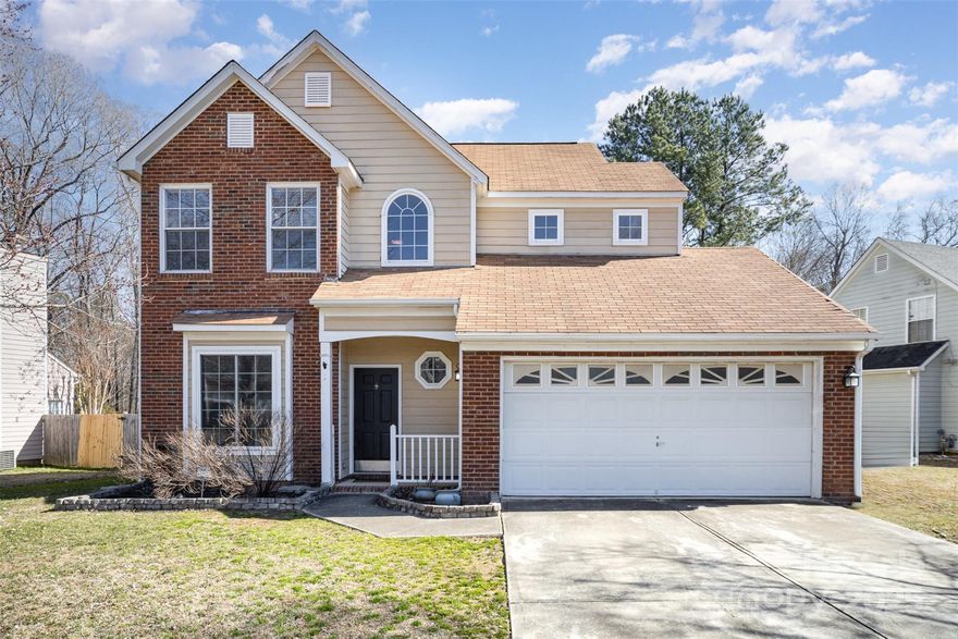 Newly updated and move-in ready home! Enjoy the benefits of neutral, fresh paint throughout and LVP flooring that flows seamlessly, creating a modern and cohesive look. The remodeled kitchen is a true centerpiece, featuring elegant quartz countertops, ample workspace, and a clean, contemporary design. Relax in the cozy living room by the fireplace, or step outside to your private fenced backyard. The patio with a pergola provides the perfect spot for outdoor dining, entertaining, or simply unwinding in your serene retreat. Nestled in a quiet neighborhood, this home offers the convenience of easy access to HWY 74 and I-485, putting countless dining and shopping options just minutes away. Crooked Creek Park is only 5 minutes away, offering trails, playgrounds, and more. Don’t miss this opportunity to own a beautiful home in a highly desirable location! Schedule your showing today!