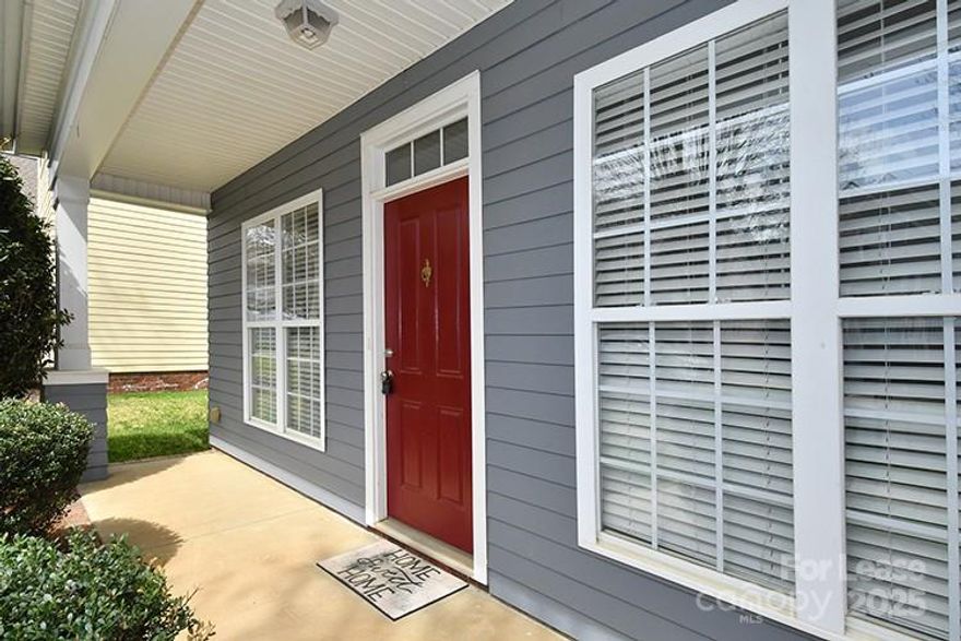 Very sought after Water Oak, Saussy Burbank's popular Carolina Cottage plan, with front porch, 2 car detached garage, all appliances included, community pool, playground area, with easy access to I-77, Charlotte, Lake Norman, restaurants, shopping, Mooresville schools, and the Corp HQ's of Lowe's and Ingersoll Rand. Now available for occupancy.  Pets are conditional with owners' approval no cats maybe a small dog. If there is a washer and dryer in the home, it is a convince only owner will not repair or replace.  A huge advantage with this home is the 2-car garage and a parking pad in the back.  Walking distance to Shopping and the community amenities