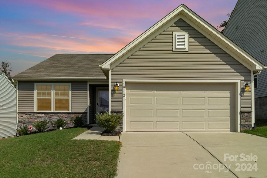 Welcome to this quaint, nearly new 3-bedroom, 2-bath ranch-style home. The open floor plan features luxury vinyl plank flooring throughout the main living areas, with cozy carpeting in the bedrooms for added comfort. The modern kitchen boasts granite countertops, elegant subway tile backsplash, and sleek stainless steel appliances. Enjoy your mornings in the heated, sun-drenched sunroom that opens to a spacious backyard, offering endless possibilities to create your dream outdoor oasis. Reach out to your agent to schedule a showing today!