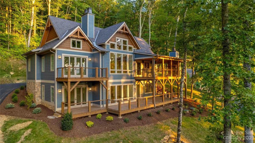 High Speed Gigabit Fiber Optic Internet! Authentic Arts and Crafts style residence in the heart of the Ascot Club at Highland Forest community. New construction with LP Smartside, upgraded roof shingles, hardwood floors, cathedral ceilings, granite counter tops, stainless appliances, and a stacked stone fireplace in the great room. Enjoy breathtaking year round views and the clubhouse with a restaurant and bar is only a short walk away. Utilities impact and connection fee.