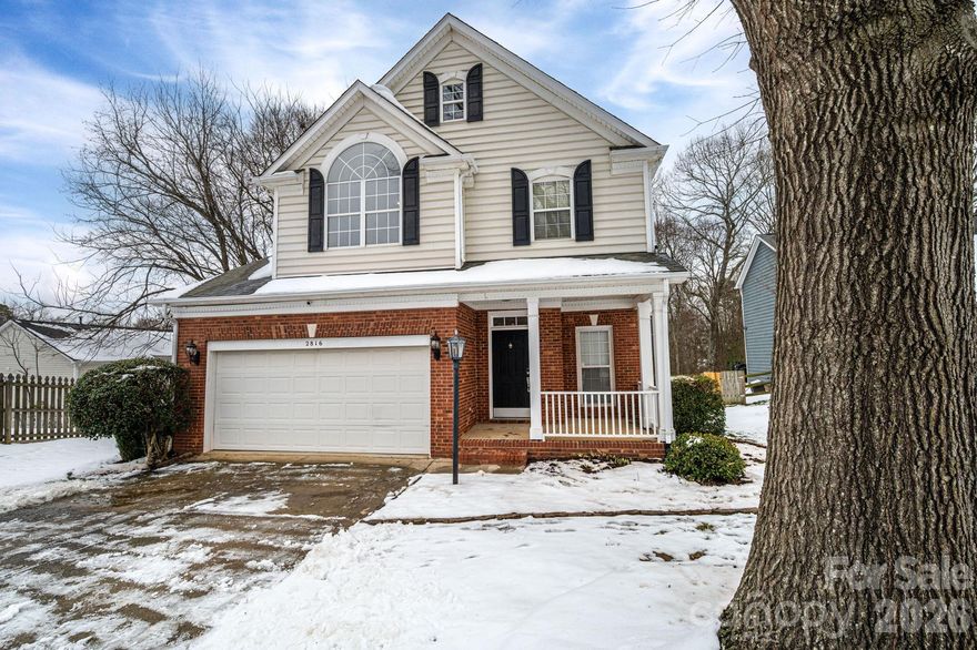 Welcome to this move-in ready, 1,550+ square-foot home in the established Robyns Glen neighborhood of Charlotte. The home features a partial brick front and offers three bedrooms, two full bathrooms and one half bath.

The living room has cathedral ceilings and large windows on both the first and second floors, allowing plenty of natural light. The open feel makes the space bright and inviting. The living and dining rooms include built-in features that add storage and character. The kitchen and breakfast nook are located just past the staircase and provide a functional layout for daily living. A door off the kitchen leads to a back deck that overlooks the fenced backyard, offering space to relax or enjoy time outdoors.

Recent updates include an encapsulated crawlspace, Updated HVAC in 2024, new luxury vinyl plank flooring and fresh paint throughout. These improvements make the home ready for its next owner.

The location offers easy access to nearby attractions. Mallard Creek Recreation Center is less than half a mile away. Concord Mills Mall, UNC Charlotte, Great Wolf Lodge, Charlotte Motor Speedway and Tradition Golf Club are all within a 10-minute drive. Shopping, dining and entertainment and many other options are close by.

This home offers comfort, recent updates and a convenient Charlotte location.