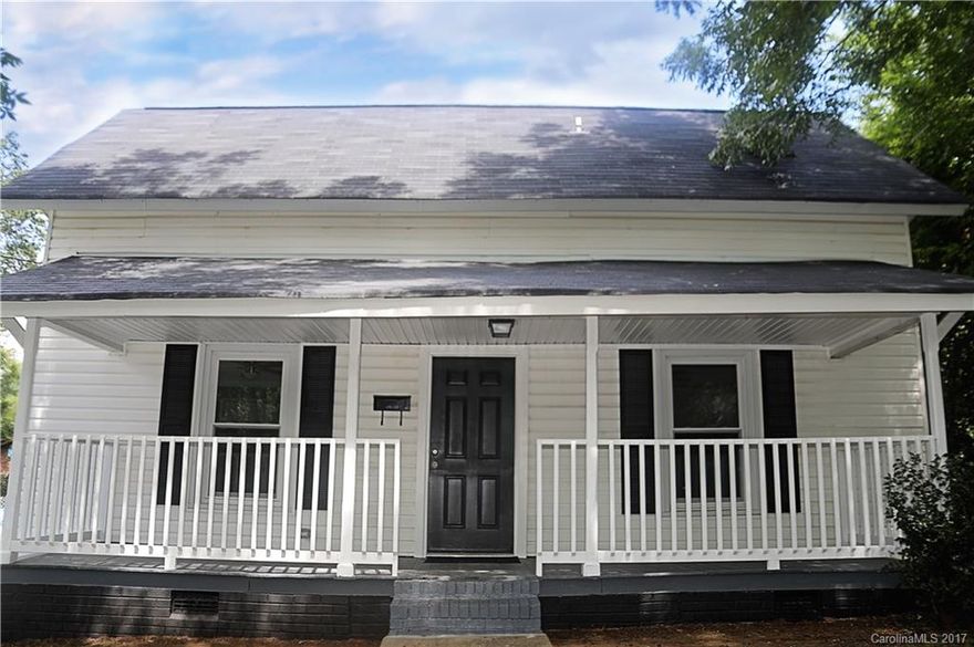 3-5% downpayment assistance if you qualify!  This house is remarkable and pretty much BRAND NEW with a open floor plan and huge front porch! All new plumbing, electrical, HVAC, roof, windows and much more. Huge kitchen with white cabinets, ss app with a huge eating area. Master down with huge closet and dual vanity in the bathroom. Upstairs has full bath with 2 bedrooms. 

 Large fenced back yard for great entertainment with a Building shed and tons of parking with the extra driveway.