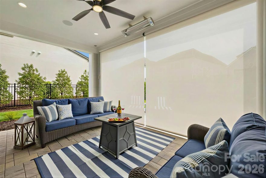 Heres Opportunity to Tour This Home: Open House Sunday 1 to 3; 2024 Classica Coronado plan, rare park-side setting, main-level guest suite, and covered outdoor living. Experience elevated living in Arden Mill in this exceptional 2024 Classica Homes Coronado American Cottage from the Signature Designed Home collection. Perfectly positioned beside one of the community’s pocket parks, this luxury Fort Mill home offers a rare blend of designer finishes, everyday comfort, and the indoor-outdoor lifestyle today’s buyers want.

The open-concept floor plan is anchored by a chef’s kitchen featuring sparkling quartz countertops, a striking zellige tile backsplash, and an oversized island with seating for five. Wide-plank hardwood floors, plantation shutters, curated designer lighting, abundant natural light, and motorized blinds create a polished yet welcoming feel throughout the main living spaces.

The primary suite is a private retreat with a spa-inspired bath and elegant boutique-style dressing room, while the main-level guest suite offers comfort and flexibility for visitors or multi-generational living. A dramatic oversized slider opens to the covered patio, extending the entertaining space for quiet evenings, wine with friends, or effortless gatherings year-round.

One of the home’s most special features is its rare park-side setting. The tree-lined yard flows directly into the pocket park, creating a beautiful green backdrop and an expanded outdoor living experience rarely found in the neighborhood. Located just minutes from Kingsley, Baxter Village, downtown Fort Mill, and highly regarded Fort Mill schools, this home delivers the perfect blend of luxury, location, and lifestyle.