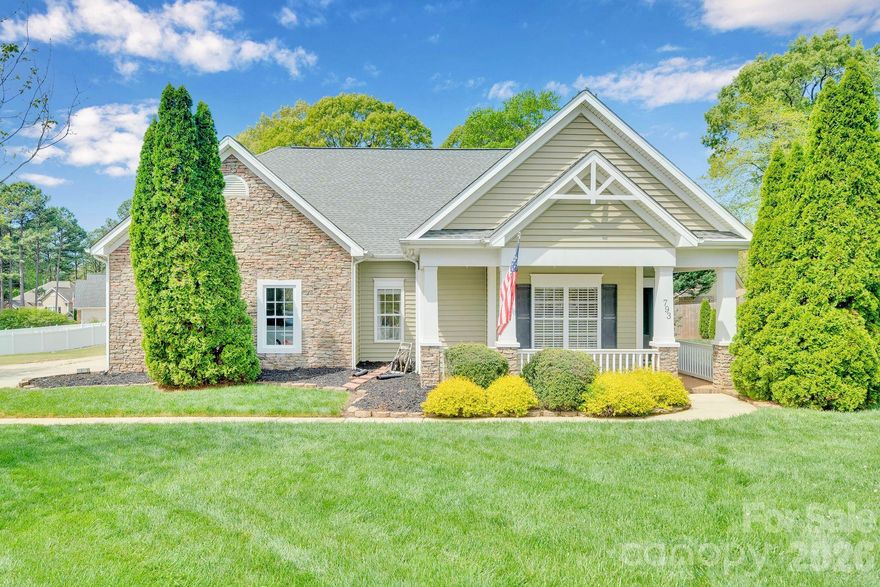 Welcome to this beautifully maintained 5-bedroom, 3-bath home nestled on a lushly landscaped 0.42-acre lot that truly shows like a model! From the moment you arrive, you’ll appreciate the care and attention to detail throughout.
The main-level primary suite offers convenience and comfort, featuring an updated spa-like bath designed for relaxation. The flexible sunroom provides the perfect space for a home office, additional living area, or cozy retreat filled with natural light.
This home offers generous living spaces and an abundance of storage throughout—perfect for keeping everything organized and out of sight. Each room is thoughtfully designed to maximize both function and style.
Tucked away in a hidden gem of a neighborhood, this property combines tranquility with unbeatable convenience. Enjoy close proximity to Birkdale’s shopping, dining, and entertainment, along with easy access to Charlotte for commuting or city outings. Located in a highly sought-after area with excellent schools, this home truly has it all.
Don’t miss your opportunity to own this exceptional property in one of the area’s most desirable locations!