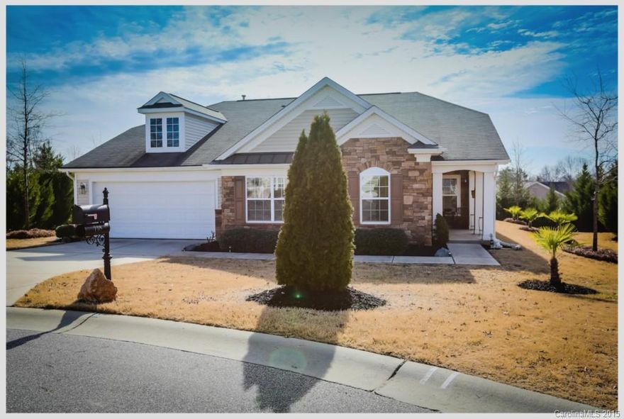 Neat, clean & well maintained in the cul-de-sac, this ranch home appears barely lived in!  Covered porch on the rear overlooks wide open green space for privacy.  Open floor plan in this transitional ranch w/wood floors in the living, dining & great room.  Large kitchen w/very large walk in pantry.  Breakfast area overlooks rear yard with sliding patio door access to covered porch.  Large master suite with walk in closet, large secondary bedrooms. See online tour for full walk! Bring your offer!