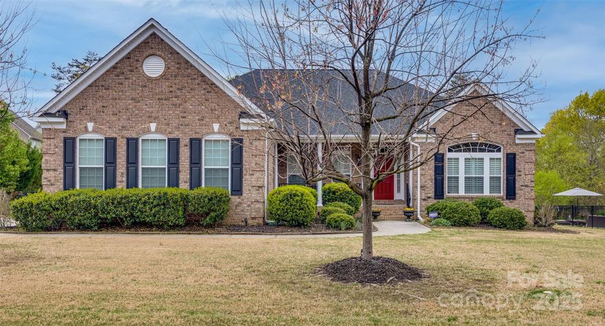 This stunning ranch-style home is a rare find in the heart of Tega Cay. Featuring 3 spacious bedrooms (plus a flex room), 2 full baths, and a convenient half bath, this home offers both comfort and luxury. Gorgeous hardwood floors flow throughout, leading to a gourmet kitchen designed for a chef, with abundant cabinets, a large island, and stainless steel appliances. The master bath boasts luxurious granite tile for a spa-like experience. Step outside to a private oasis with an extended deck and beautiful pergola, ideal for outdoor gatherings, and a fenced yard that offers both serenity and security. Located near shopping centers, top-rated schools, and dining, with quick access to Interstate 77, Charlotte's vibrant city life, and just 30 minutes to CLT International Airport. Exceptionally maintained with professional cleanings, pest control, yearly HVAC maintenance, new roof, and fresh paint. Listed below appraised value, this home offers excellent value and peace of mind.