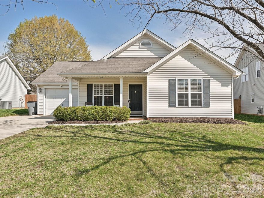 This cute 3-bedroom, 2-bath ranch is nestled in an established neighborhood close to shopping, dining, entertainment close to the University area. The home features LVP flooring throughout, with tile in the hall bath and vinyl in the primary bath for easy maintenance.
Enjoy a cozy den with a gas log fireplace, perfect for relaxing in the evenings. The kitchen boasts new appliances, a pantry, and a laundry area with barn door. The large primary bedroom has a vaulted ceiling making it feel even more spacious than it already is, along with a walk-in closet.
Step outside to an expansive, fully fenced(newer) backyard with a big deck, patio area, and swing set -- ideal for entertaining. Recent updates include fresh paint and an HVAC replaced in 2021, providing comfort and peace of mind.
A perfect combination of charm, convenience, and move-in-ready features in a desirable location!