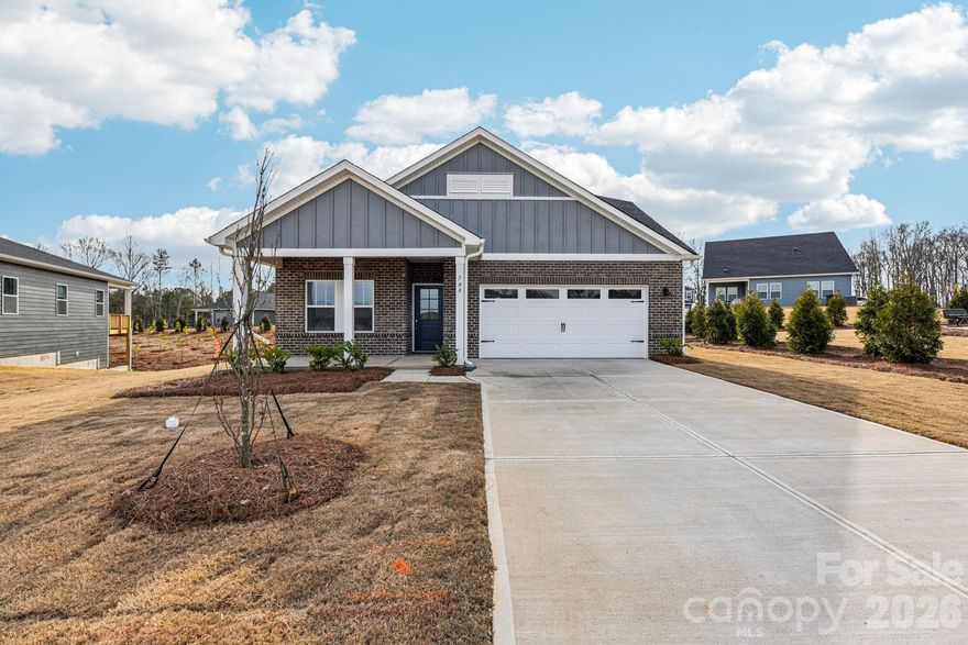 Brand new, energy-efficient home! Fire up the grill and head out to the Manchester's covered back deck. Inside, the open-concept living space is ideal for entertaining. Turn the main-level flex space into a study or work upstairs in the versatile loft. Now selling in the charming town of York, SC, Brighton Springs offers a series of ranch and two-story single-family homes from the $300s. Conveniently situated near local shopping, dining, parks and greenways in addition to onsite amenities, including walking trails and a playground, there is something for everyone. Easily access Hwy 5 and 49, making morning commutes a breeze. Schedule a tour today to learn more.  Each of our homes is built with innovative, energy-efficient features designed to help you enjoy more savings, better health, real comfort and peace of mind.