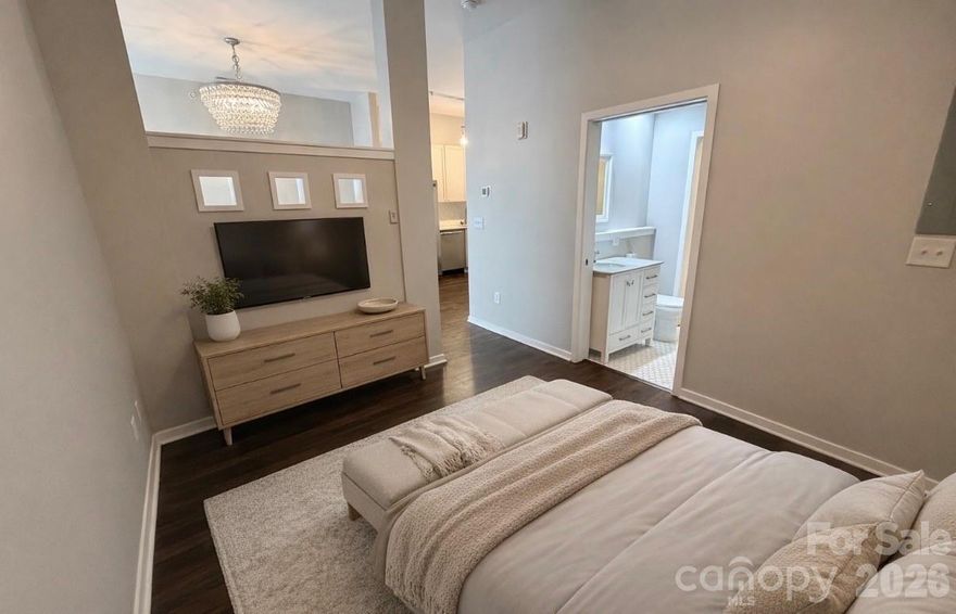 Experience true South End Charlotte living in this stylish studio condo located in the highly desirable Village of South End community. Positioned just steps from the Rail Trail, light rail, breweries, restaurants, coffee shops, and boutique fitness studios, this home puts you in the center of one of Charlotte’s most vibrant and walkable neighborhoods.
Inside, the thoughtfully designed studio layout makes smart use of every square foot, offering an open and functional living space filled with natural light. Whether you are searching for a low-maintenance primary residence, a convenient Uptown Charlotte condo alternative, or a strong investment opportunity in 28203, this unit delivers flexibility and value. Per the current owner in 2025, major system updates were completed, including a newly installed HVAC system, water heater, and washer and dryer. 
These recent upgrades enhance efficiency and contribute to the overall appeal of the home.
With quick access to Uptown Charlotte, the Lynx Blue Line light rail, I-77, and I-277, this move-in-ready condo combines location, lifestyle, and convenience in one of the city’s most sought-after areas.
Live where Charlotte comes alive.