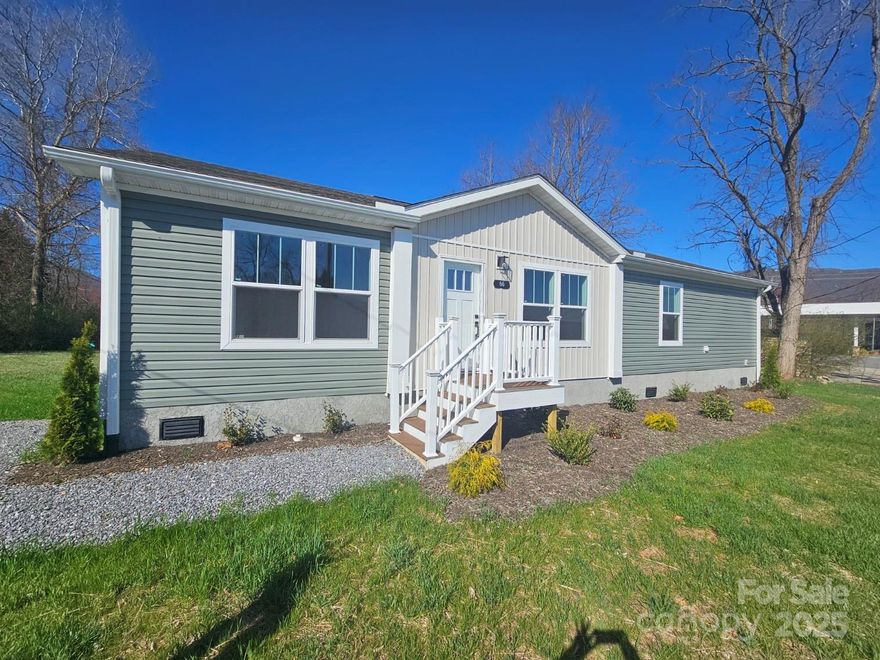 Located in a beautiful mountain town of Waynesville, this brand new 3 beds 2 baths home provides an easy access to all amenities this town has to offer. Awaiting its new owner, this home is priced to sell and is move-in ready. Whether you're looking for a year-round residence or a seasonal getaway, this property is a must-see. The seller is willing to invest into a privacy fence or contribute to closing costs.