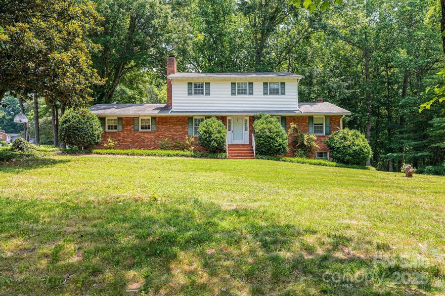 UNBELIVABLE QUALITY! ONE OWNER! HUGE .81 Acre LOT! SO MUCH SQ FT FOR YOUR $!! 4BR/3 Full BA; Main level features foyer, formal LR w/woodstove FP & flr to clg brick hearth, formal DR w/built-in bookcases, int gar entry w/tray ceiling, kitchen w/huge island & solid wood cabinets, lg dining area, lg den, main level BR features wall grab bar & hallway grab bars leading you into main level full BA, hallway also has built-in office/desk & cabinets, & huge dbl garage w/built-in storage cabinets & handicap ramp to interior dr! Upstairs you will find a huge primary BR suite w/2 sep closets & full BA, full hallway BA, 2 additional spare BRs & a loft/hallway area for play or desk! PLUS, a FULL unfinished basement that IS heated/cooled! It has a small workshop space w/cabinets inside the sgl gar dr, a laundry area (washer/dryer convey), a pedestrian door & a ton of open space for whatever future needs you can imagine! HUGE brick patio & landscaped rear yard! 2020 Roof, Water Htr 5-6 yrs; 2 HP's! Sold As-Is.