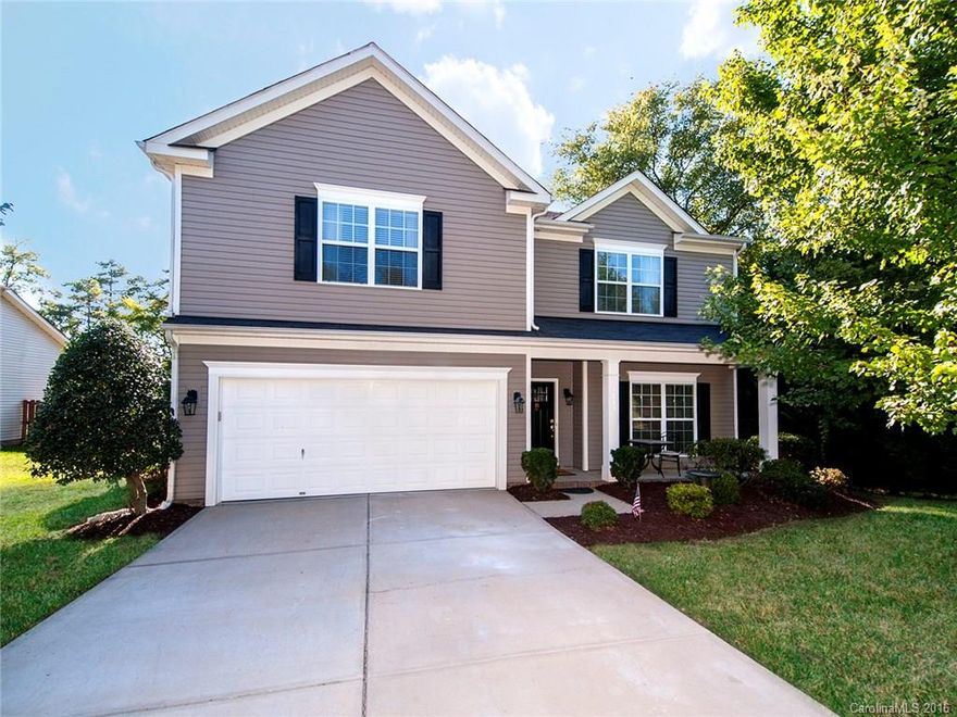 An entertainers dream w/ 4 bedrooms & a loft, better than when it was brand new in 2007. Hardwoods stretch across the main floor, thick crown molding, carrara marble back splash in the kitchen, a custom island w/ granite. Loads of entertaining space both inside & outside. Outside features a fenced in yard, screened in porch & a paver patio sure to wow. Brand new carpet & tile installed on the upper floor. PLUS, home had a pre inspection & items were repaired and comes w/ a home warranty.