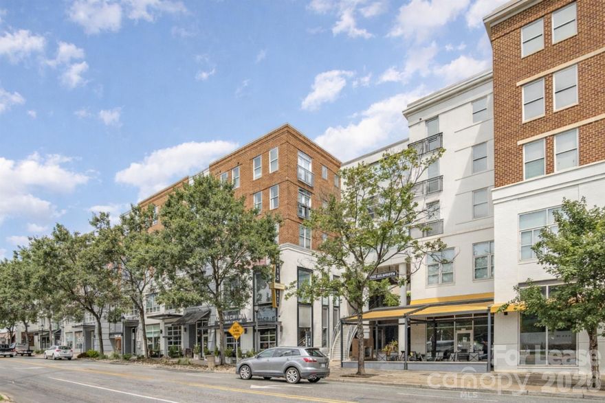 Don't miss this opportunity - 2 bed, 2 full bath condo on the top floor of the coveted 1315 Dilworth Condominiums. This open floor plan offers a ton a natural light beaming from the private balcony doors, overlooking a tranquil courtyard with impressive waterfall. Kitchen comes with all of the appliances, stylish white cabinets, quartz counter tops and pantry with barn door. The large primary is accompanied by an on-suite bath and walk-in closet. The secondary bedroom also hosts an on-suite bath in addition to its own balcony. Amenities include private rooftop terrace, fitness center, secure key fob access - providing safety and security. Convenience is everything at this condo, being close to Harris Teeter, Fresh Market, the hospital, Starbucks and endless restaurant options. Tenant is responsible for their own utilities. Owner pays for HOA fees. Pet's conditionally approved.