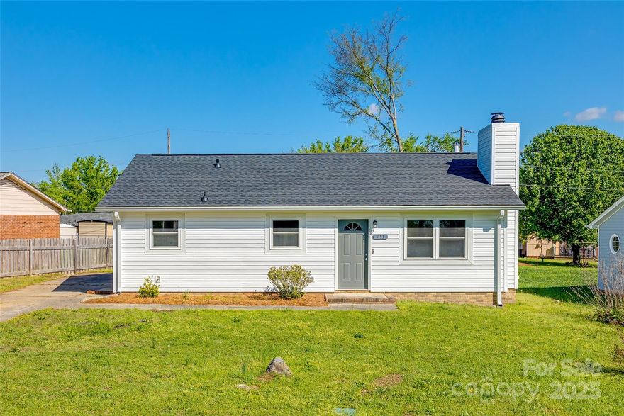 Welcome to 1153 Doris Court – a charming and affordable one-story 3-bedroom, 1-bath home tucked away in a quiet cul-de-sac in Rock Hill South Carolina! This move-in ready gem features fresh updates, including brand new shingles in 2025, giving you peace of mind from day one. Inside, you'll find a functional floor plan that’s perfect for first-time buyers, downsizers, or anyone looking for an easy-to-maintain home. The cozy living spaces and comfortable bedrooms offer just the right amount of space, while the kitchen provides everything you need to prepare meals and make memories. Conveniently located with access to local schools, parks, and shopping, this home blends value and location. Whether you're starting out or investing, this property checks all the boxes. Don’t miss your chance to make this affordable and well-maintained home yours – schedule your showing today!