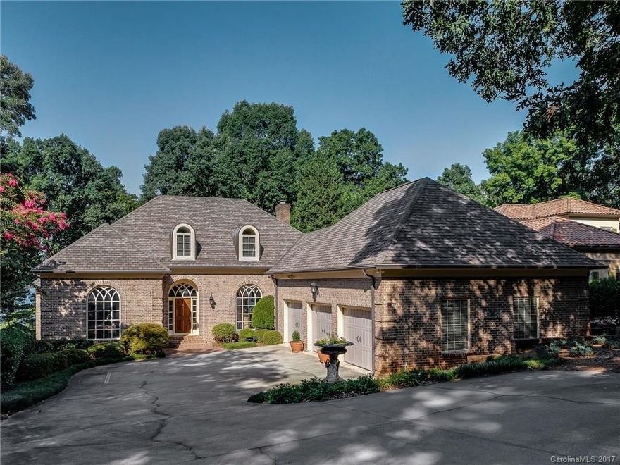 Private sophistication, unrepeatable views of Lake Norman w/lush gardens lining the shoreline, mark this exemplary property. Understated elegance; the home's open floorplan provides a wonderful flow to all rooms. Enjoy sunset breezes off the water from the generous screened porch or terrace. A wall of windows brings the outdoors in which can also be enjoyed from the dining room. Library could be 4th bedroom once connection to forthcoming city sewer is available. Many furnishings are available.