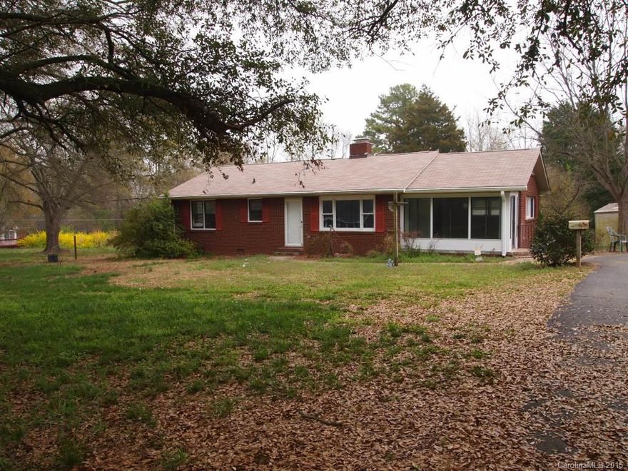 Brick ranch on 2 full acres!  Beautiful trees and land, no HOA.  New flooring, New appliances, new fixtures new paint, new carpet! This home has extensive renovations after partial fire.  Several storage buildings - one with two bays and heating.  Must see to appreciate!