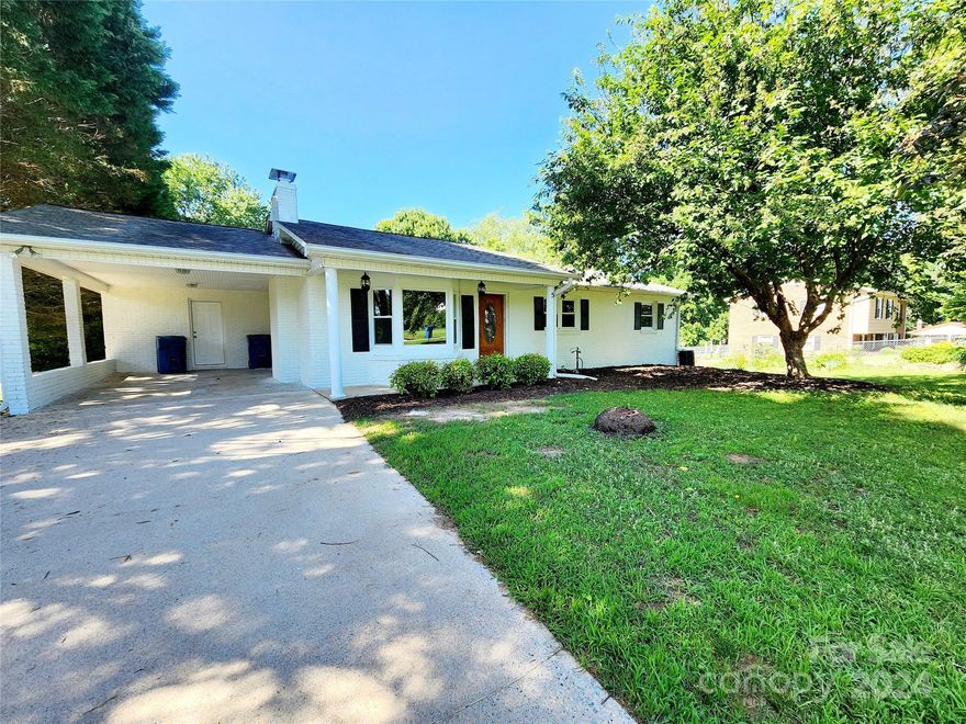 Check out this fully remodeled brick ranch in a well established neighborhood, low taxes! Nicely landscaped yard lots of shade and a fenced in yard. The living has a large bay window allowing for natural sunlight and opens up into the dining area and kitchen with a breakfast bar and all SS appliances remain.  Primary bedroom features a half bath and there is a full bath in the hallway. Out back you can relax on your huge deck and enjoy the outdoors entertaining guests and family.  The driveway extends down to the back of the property where there is also ample room for parking or grilling out.  Partial basement.