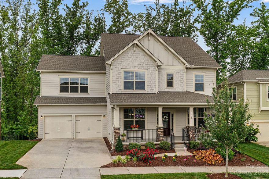 5 bed, 4 bath home w/ bonus & basement is located in desirable Davidson East community. This home offers a large front porch, screened in porch, deck & outdoor stairs to the yard & paver patio. Inside, the gourmet kitchen has white cabinets, granite counters, SS appliances, dbl ovens, gas range, bfast bar & eat in kitchen. The main floor also offers hardwoods, a family room w/ gas fireplace, guest suite w/ full bath, dining room, laundry room w/ sink & drop zone w/cabinets. Upstairs you will find the primary suite w/ large WIC, soaking tub & double vanities. There are also 3 additional bedrooms, 2 full baths & a large bonus room. Below has a large, unfinished, walk out basement that can be finished to your liking which leads to a professionally landscaped backyard with irrigation! This home is walkable to the neighborhood amenities which include an outdoor pool,clubhouse & playground! Located close to Downtown Davidson, I77,restaurants & shopping, Birkdale & Northcross Shopping Center!