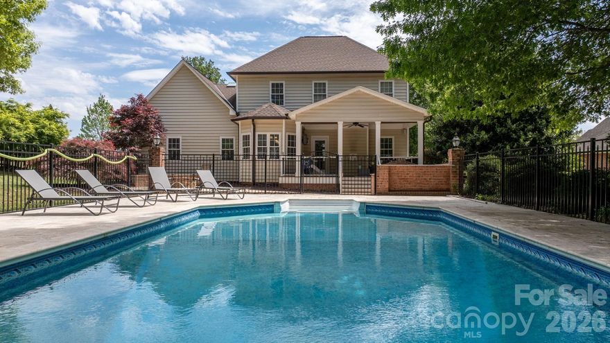 Welcome home to this beautifully designed 4-bedroom, 2.5-bath residence that perfectly blends comfort, style, and outdoor living. From the moment you arrive, the inviting covered front porch sets the tone for relaxed living.
Step inside to a spacious and airy layout, highlighted by a vaulted ceiling in the living room and gas fireplace that creates a warm, welcoming atmosphere. The main-level primary suite offers convenience and privacy, while additional upstairs bedrooms provide plenty of space for family or guests.
The home also features a dedicated office with built-ins—ideal for working from home—and a formal dining room perfect for entertaining. The well-appointed kitchen with breakfast area and counter seating, along with living areas flow seamlessly, making everyday living and hosting effortless.
Outside, enjoy your own private retreat. The covered back porch overlooks a level, fully fenced backyard, with an in-ground pool, perfect for summer days. Entertain with the impressive outdoor kitchen, complete with a stone exterior with granite counter, grill, refrigerator, and ice chest. As the evening winds down, gather around the gas stone fire pit for the perfect end to the day!
Just minutes from everything the Viewmont area has to offer with shopping and dining, also easy lake access at the  Whittenburg boat launch with its fishing pier, swimming beach, and nature trail—this home truly checks all the boxes!