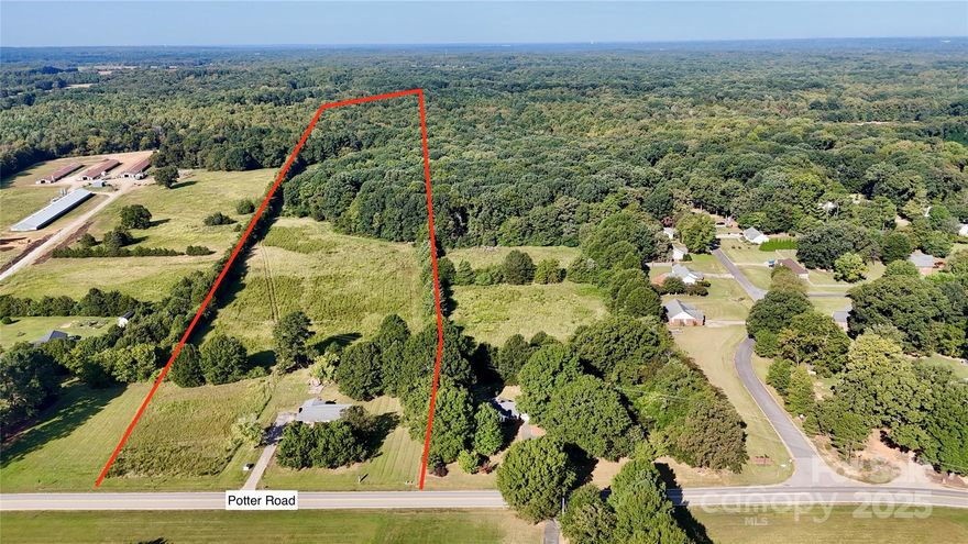Outstanding 24.21-acre tract in the Waxhaw/Mineral Springs corridor, one of Union County’s fastest-growing areas. With level topography and expansive road frontage, the property is well-suited for residential development, custom estate sites, or continued agricultural use. A mix of open fields and wooded edges creates both functionality and privacy, all just minutes from Waxhaw’s schools, shopping, and dining, and within easy reach of Charlotte. Large-acreage parcels in this location are increasingly rare—this one presents a unique opportunity to bring your vision to life. Home on property conveys as is.